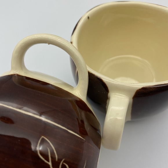 6 Piece Lot of Purinton Intaglio Brown Pottery - Picture 12 of 12